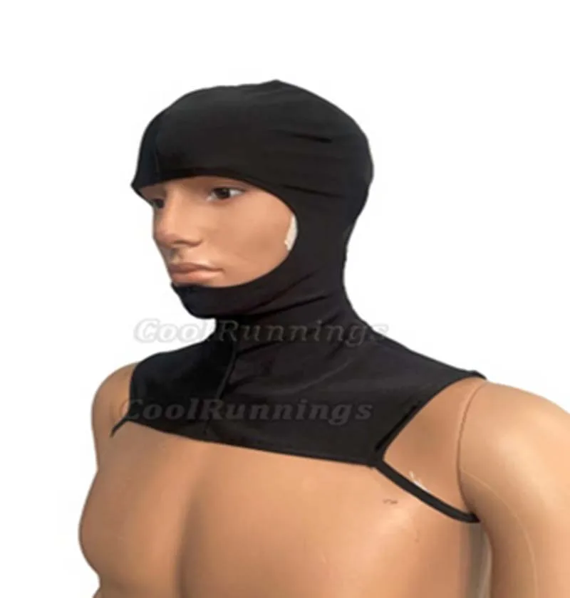 Halloween Fancy Dress Party Spandex Zentai Super Open Face Helmet Under Sentai Inner Hood Cosplay Props