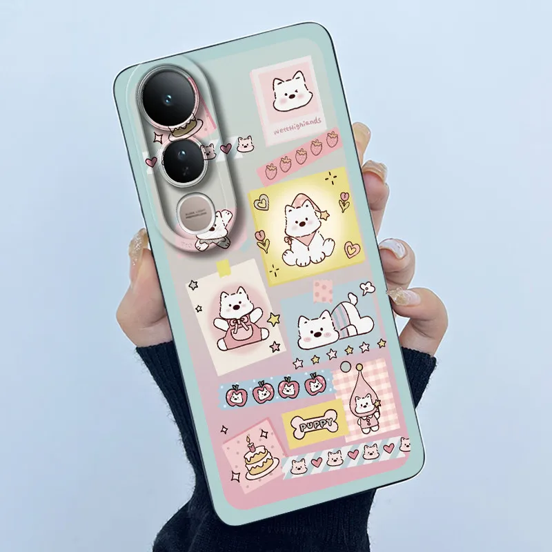 Cute Panda Cat Soft Liquid Silicone Phone Case - Full Protection Back Cover
