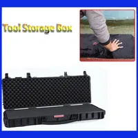 Portable Waterproof Safety Tool Box Impactproof Shockproof Hard Shell Carrying Case Outdoor Tool Storage Organizer Accessory 1