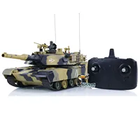 Infrared Combating System 1/24 Heng Long RC Plastic Tank Model Abrams M1M2 3816-2 2.4G Remote Control Battle Toy TH23394 2