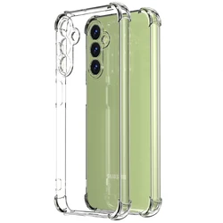 Transparent Silicone Shockproof Phone Case with Clear Bumper for A25