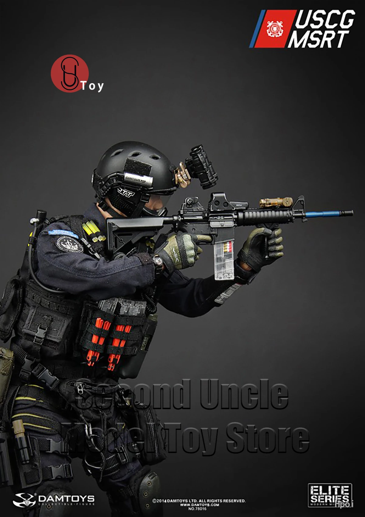 DAMTOYS DAM 78016 1/6 US Coast Guard USCG MSRT 12'' Male