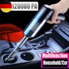 Car Vacuum Cleaner 120000PA Powerful Cleaning Machine Cars Cleaner Mini Wireless Portable Hand held Cleaner for Home Appliance