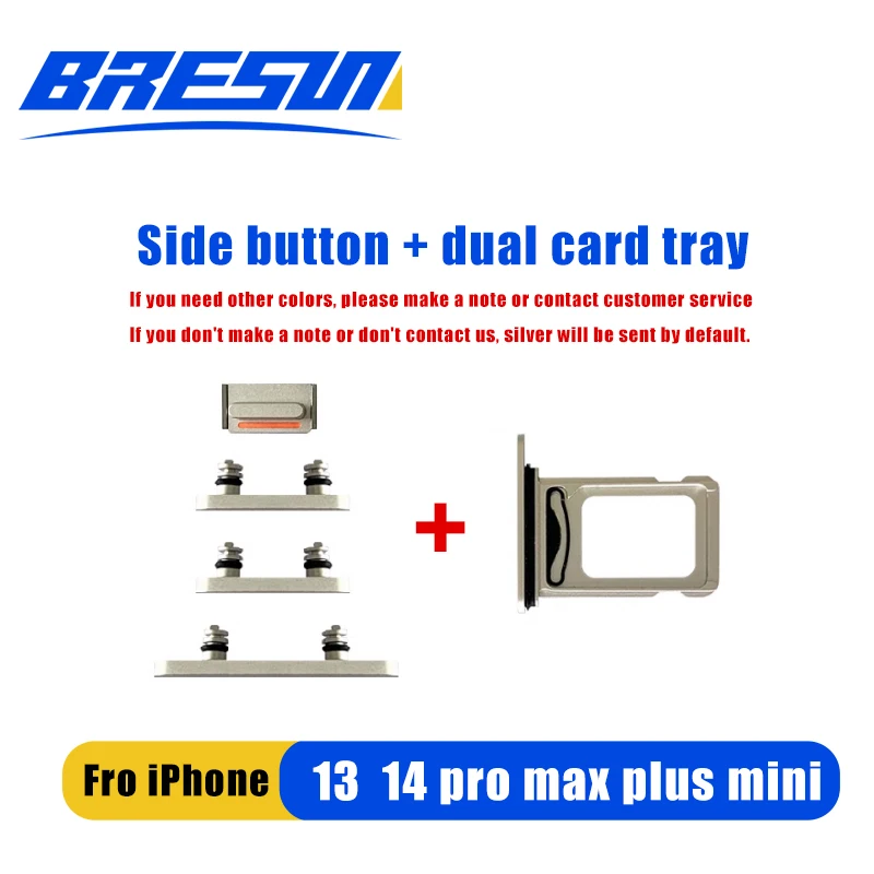 Phone Power Volume Side Button Key For iPhone 13PRO 13MAX 13 MINI 14 14PROMAX 14 PLUS XExternal Volume Button + Power ON OFF
