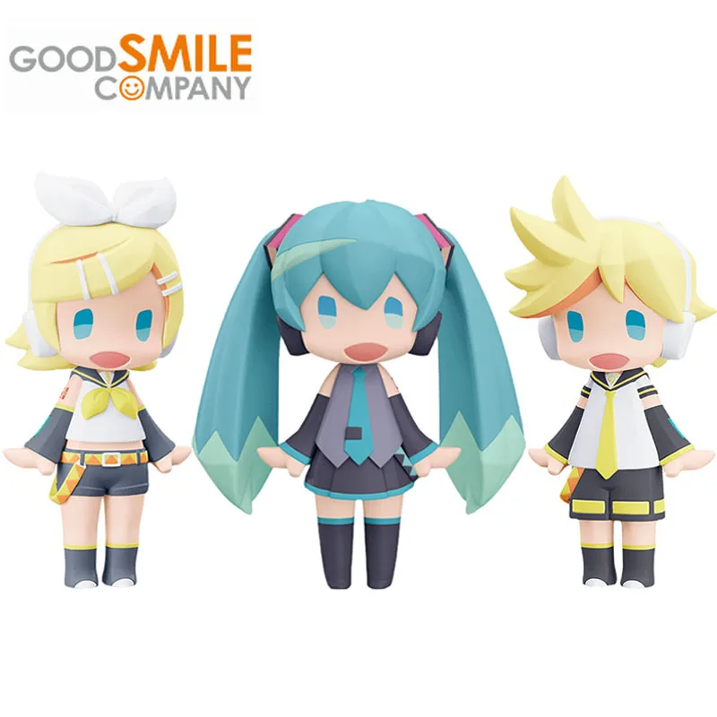 

Оригинальная аниме-фигурка ГСК Хатсуне Мику, фигурка Мику Рина из м/ф «HELLO GOOD SMILE», игрушки для мальчиков и девочек, детские подарки на день рождения