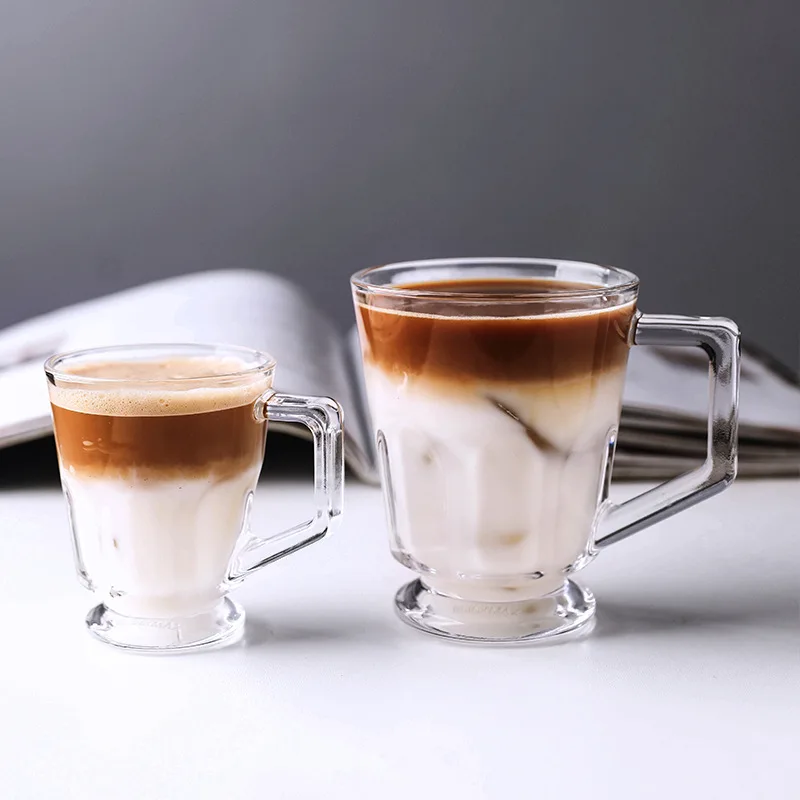 sweet grain Tazze da caffè freddo con manici, 500 ml, confezione da 6
