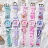 Hello Kitty Kuromi Melody Cinnamonroll Cartoon Anime Figures Student Wrist Watch Kids Watch Toys Boys Girls Birthday Party Gifts