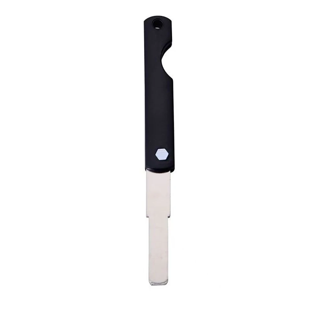 JMCKJ10PCS Folding Fingerprint Lock Key Blank Smart Lock Multi-curve Fingerprint Track Plate super C Leaf Key Blank