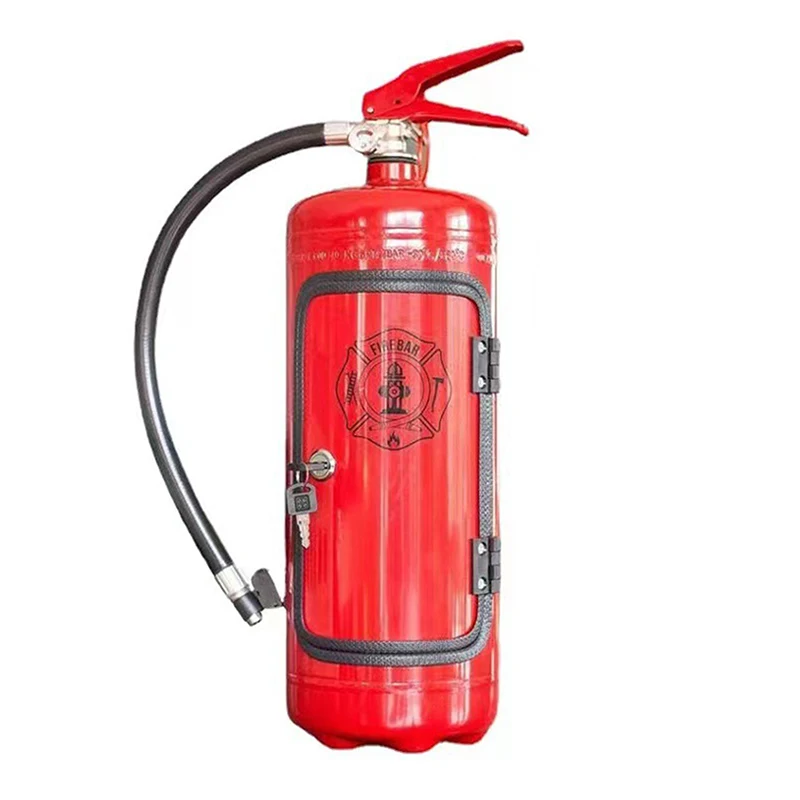 

Mini Fire Extinguisher Wine Box Creative Wine Storage Box Champagne Storage Box Bar Wine Cabinet Crafts Decoration