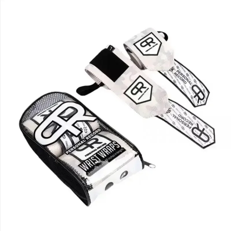 PR Fitness Wristband Weightlifting Wrist Support Gym Elastic Brace