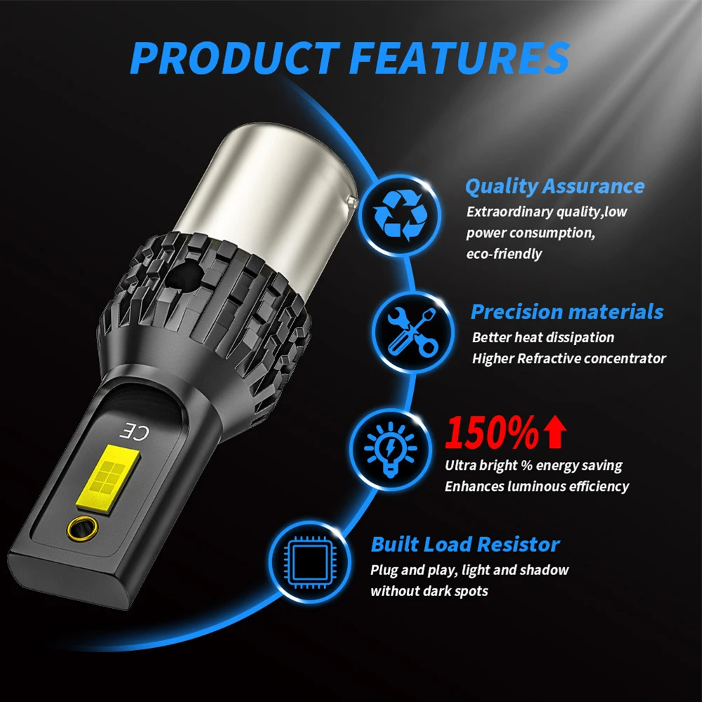 

Запасные части для стоп-сигналов 1157 15 Вт 2x3570 SMD1156 Ba15s аксессуары лампа для автомобиля светодиодная прочная запасная деталь