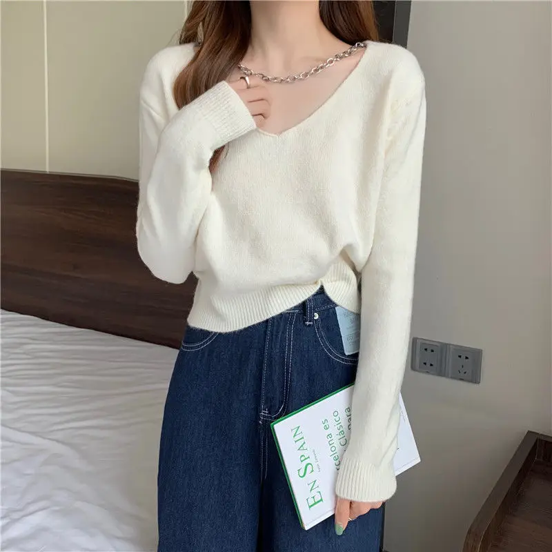 

2022 New Pullover Thin Sweater For Women’s Office Lady Tide Female Dress Free Shipping