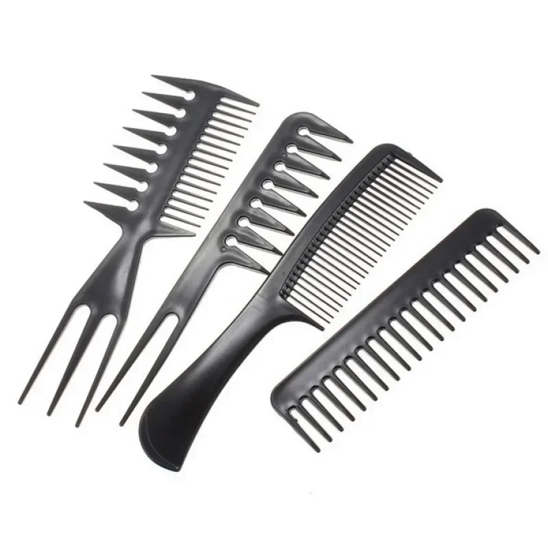 Barber Hairdressing Combs Multifunction Hair Detangler Comb Anti-static Haircare Hairstyling Tool Set Stylist Accessories 2