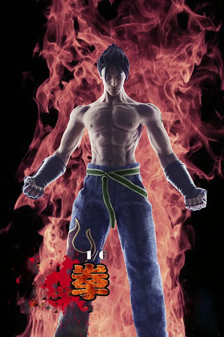 

Экшн-фигурка викингов FS001 1/6, мужской Боевой истребитель Kazama Ren, полный комплект, 12 дюймов, модель, игрушка, искусственная для коллекции фанатов