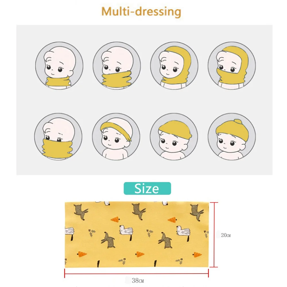 Children Scarf Spring Autumn Kids Cotton Scarf