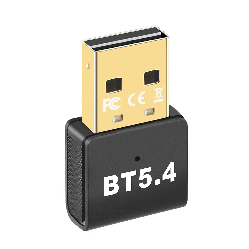 USB BT 5.4 동글 어댑터, BT 5.4 동글 리시버, 플러그 앤 플레이 BT..