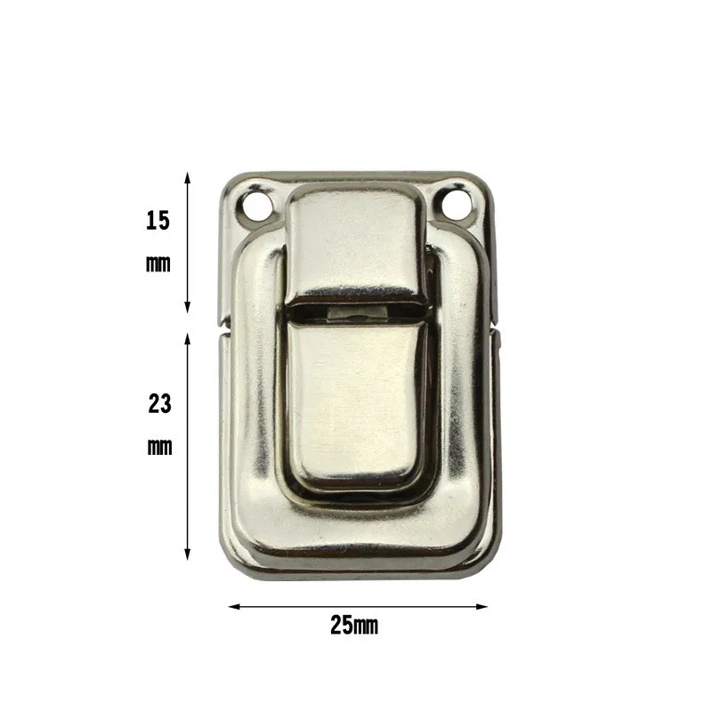Antique Bronze Box Hasps Iron Lock Catch Latches 10Pcs for Jewelry Chest Box Suitcase Buckle Clip Clasp 25*37mm jewelry box hasps decorative latches furniture hardware