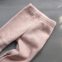Girls' Leggings New Autumn Winter Cashmere Warm Pants Children's Casual Elasticity Slim Pants Fleece Thickening Trousers 4