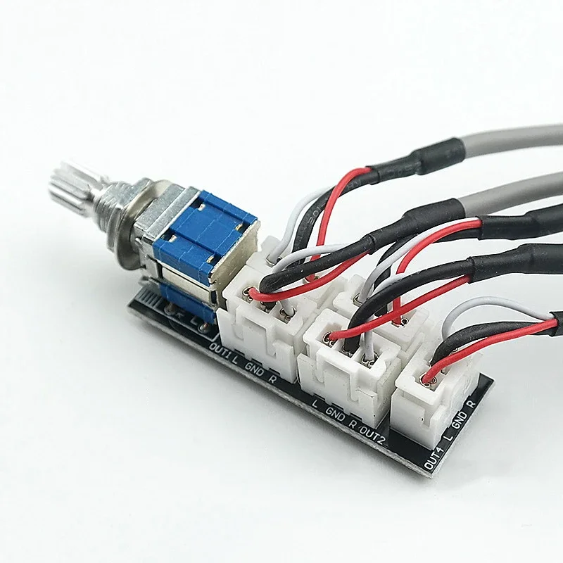 Interruptor de Sinal do Preamp da Placa de Comutação da Fonte Audio do Duplo-canal de Maneiras com Parafusos de Fixação - Image 4