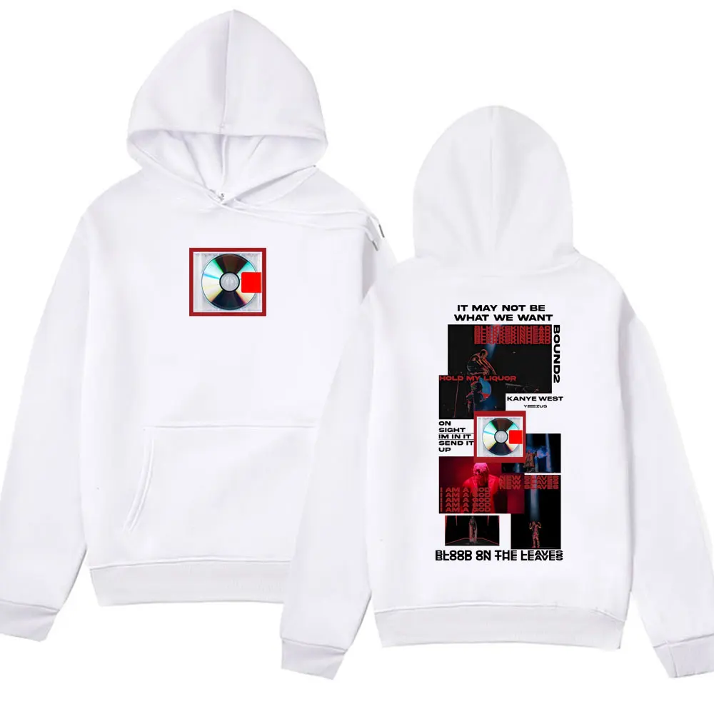 Kanye West The College Dropout Print Hoodie Men Women's Hip Hop Fashion Fleece Hooded Sweatshirts Oversized Streetwear Pullover