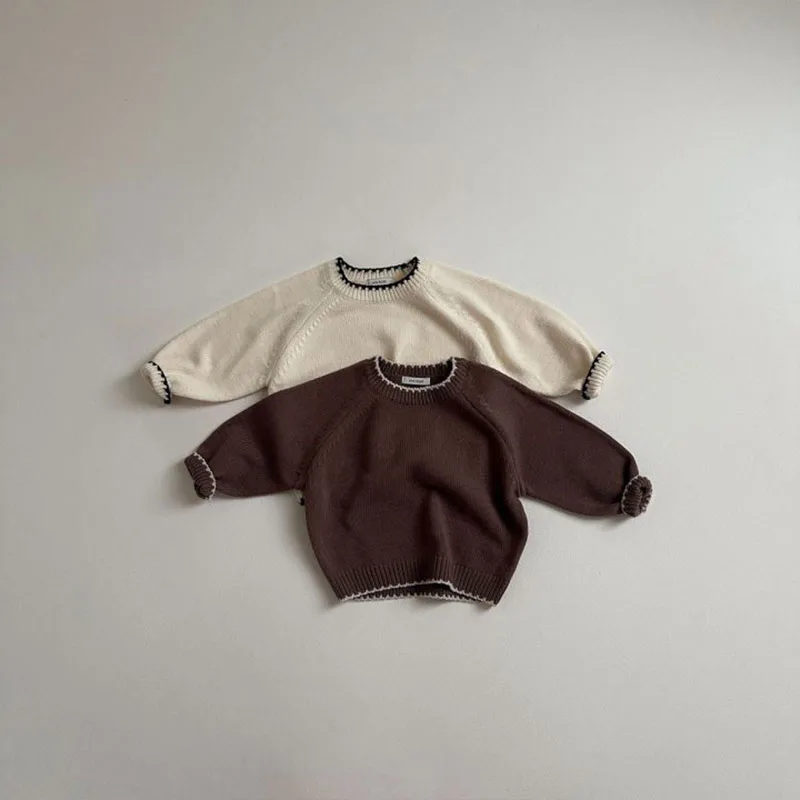Cute Kids Patchwork Sweater for Spring Autumn