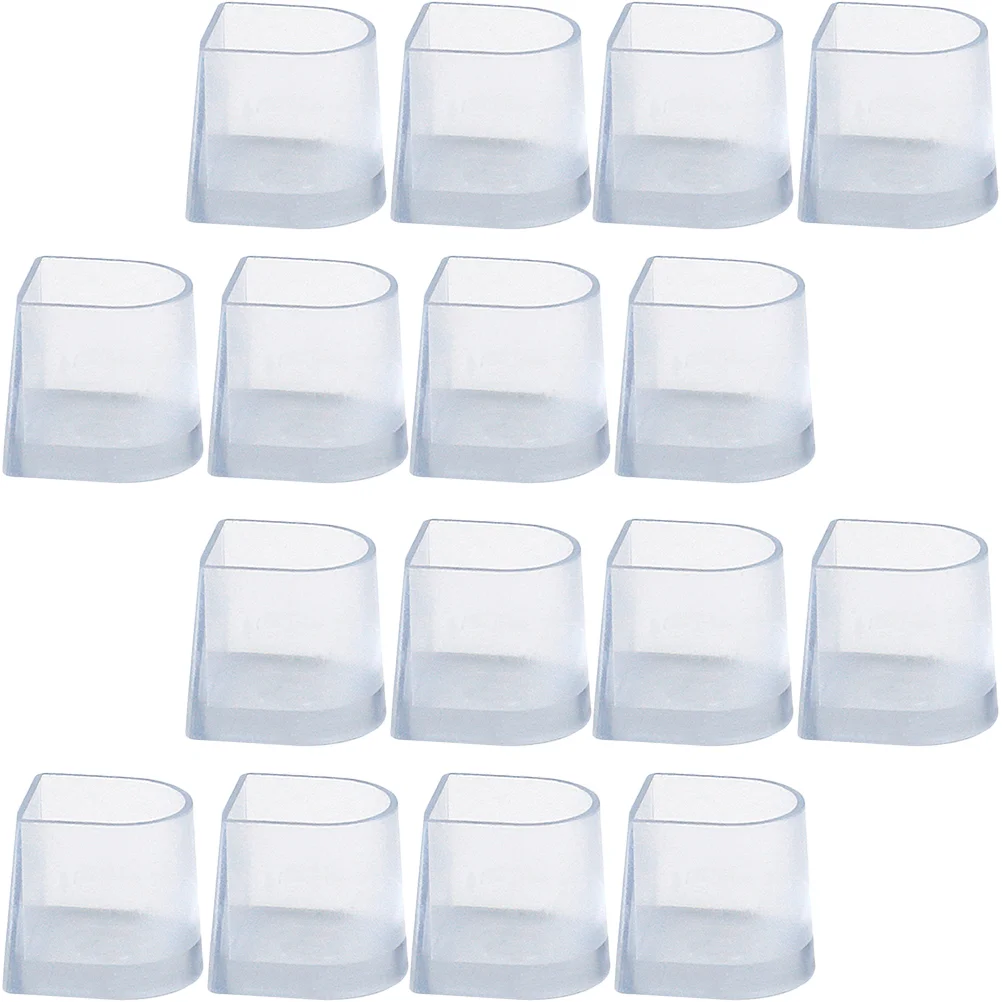 16pcs High Heel Protectors Shoe Heel Cover Clear High Stoppers Caps Replacement