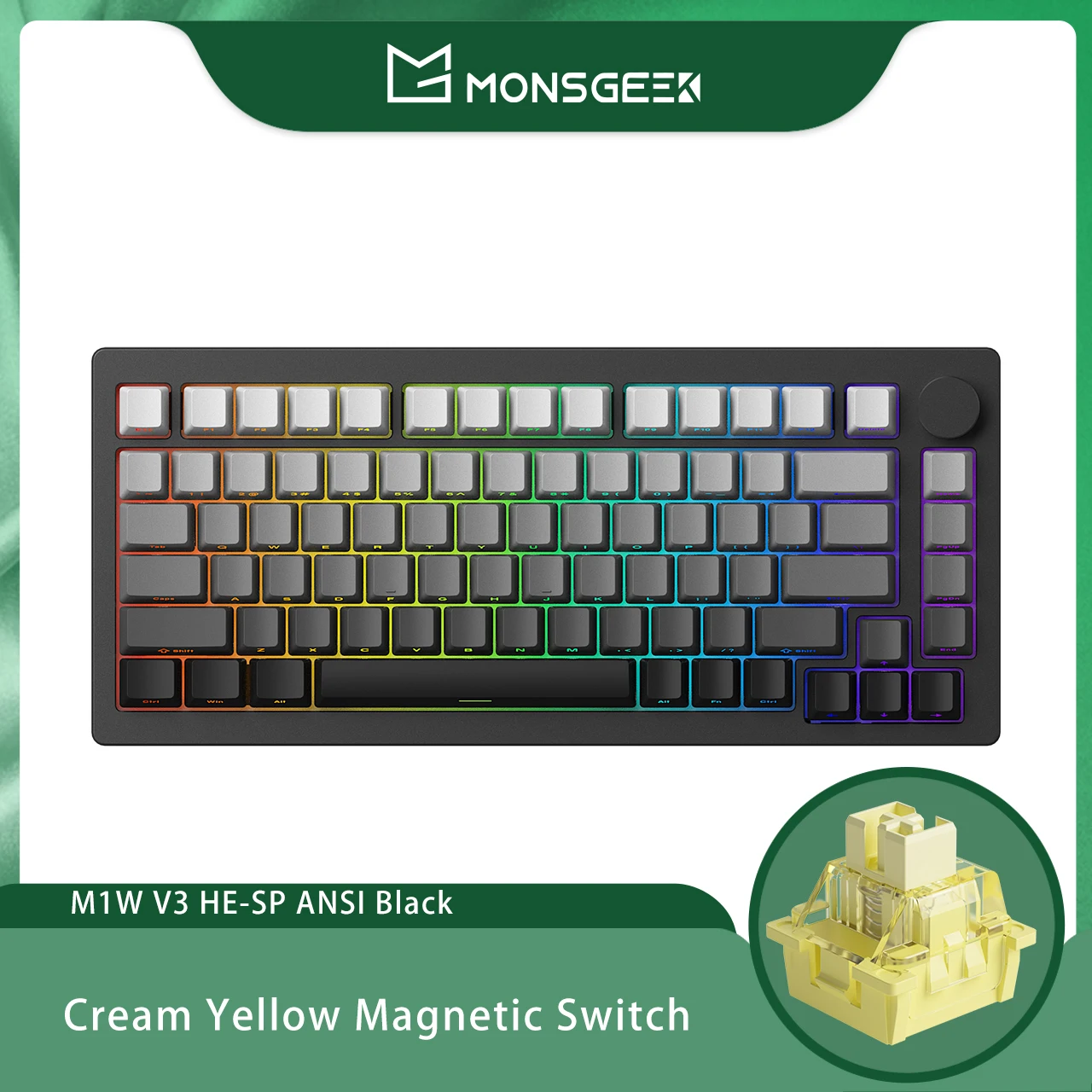 Monsgeek M1HE　磁気式ラピッドトリガーキーボード Monsgeek M1HE磁気式ラピッドトリガーキーボード