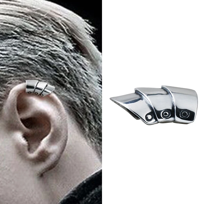 Armour earcuff earrings non piercing no hole men ear cuff cool jewelry