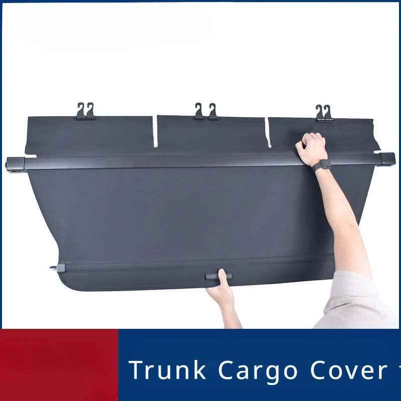 Trunk Cargo Cover for Volvo XC90 2003-2014 Security Shield Rear Luggage Curtain Retractable Privacy Car Accessories Organizer