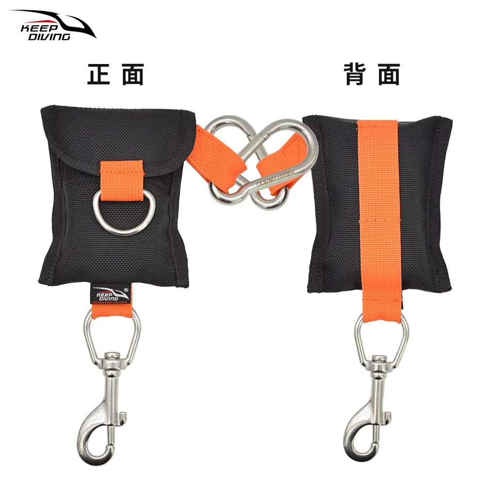 1Pcs Free Diving Safety RopeScuba Lanyard 8.5Ft Anti-Lost Connect Strap Underwater Diving Accessories With Quick-Release Buckle