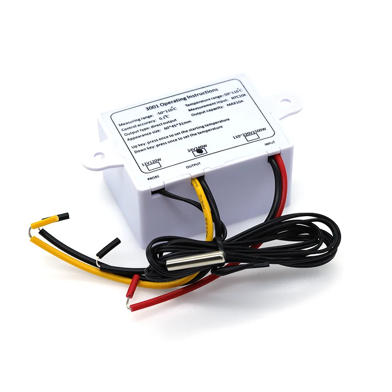 Universal Digital Temperature Controller and Thermostat for Aquarium, Incubator, and Water Heater