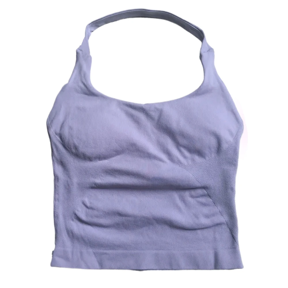 ตัวเลือกสินค้า เสื้อโยคะ Strappy Crop Top วัสดุ Seamless ใส่ออกกำลังกาย