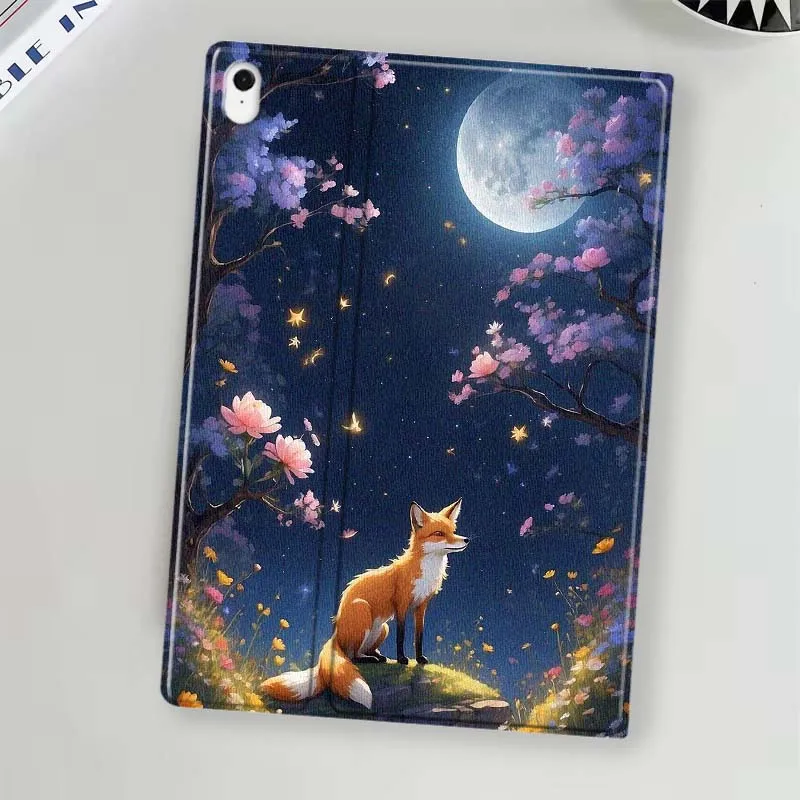 Charming Fox Design Tablet Case with Creative Pattern