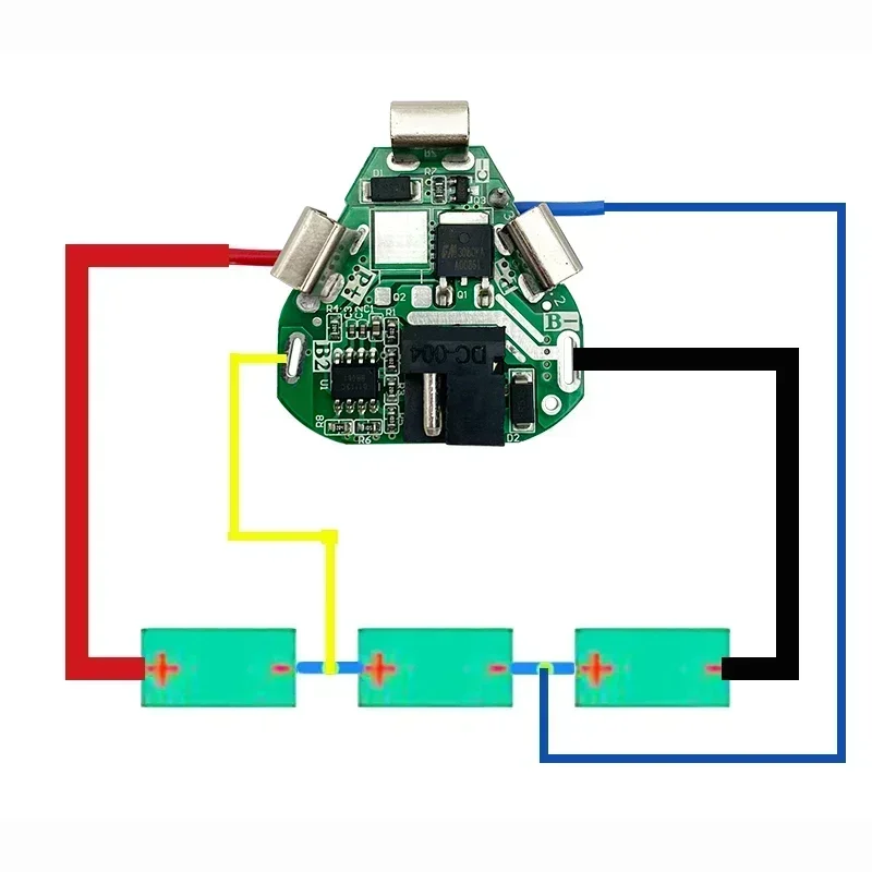 KoMax DLS DEGUQMNT GCRAFT LomVum 12V 10.8V 배터리 팩용 PCB 보드가 포함된 교체용 배터리 케이스 Lomvum DeYun ZhiPu FuGe