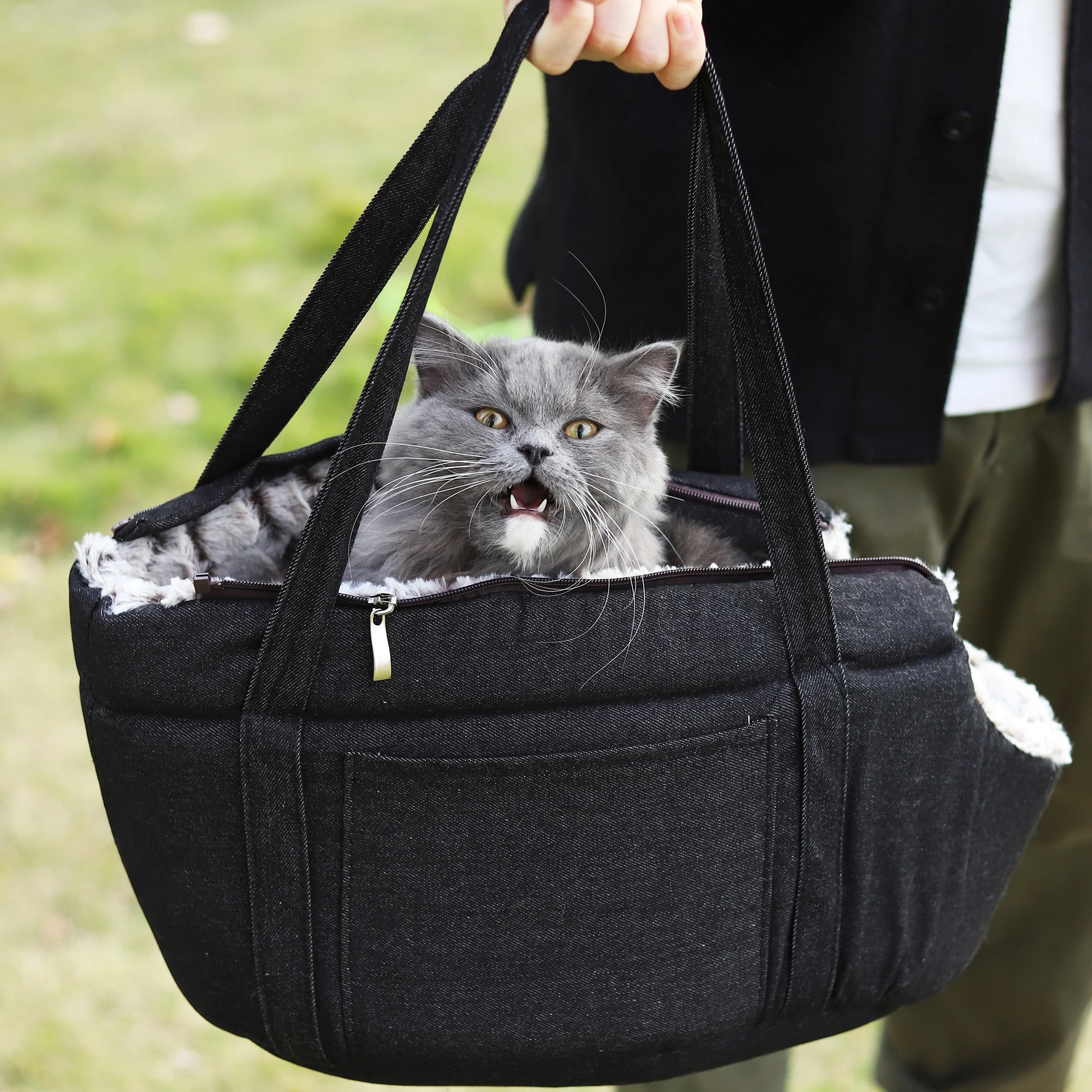 Cat Bag Carrier for Cat Backpack for Cat Dog Bag Transport for Cats
