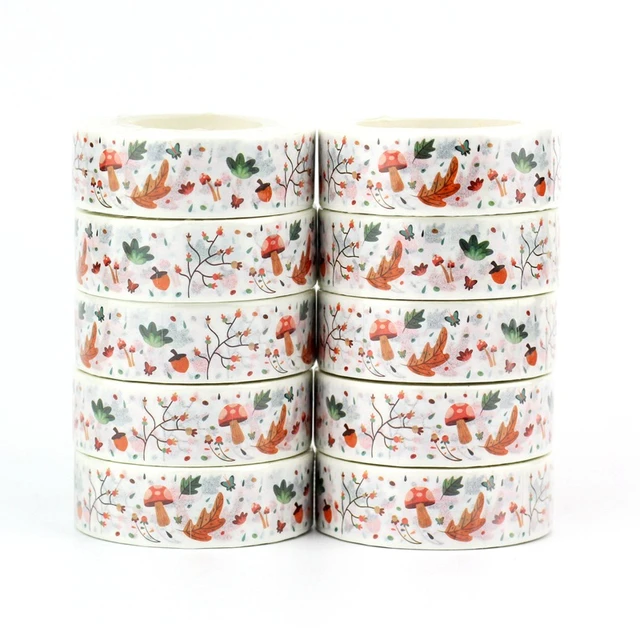 NEW Bulk 10pcs/Lot Decorative Colorful Floral Pattern Washi Tapes for Craft  Planner Masking Tape Cute Stationery - AliExpress