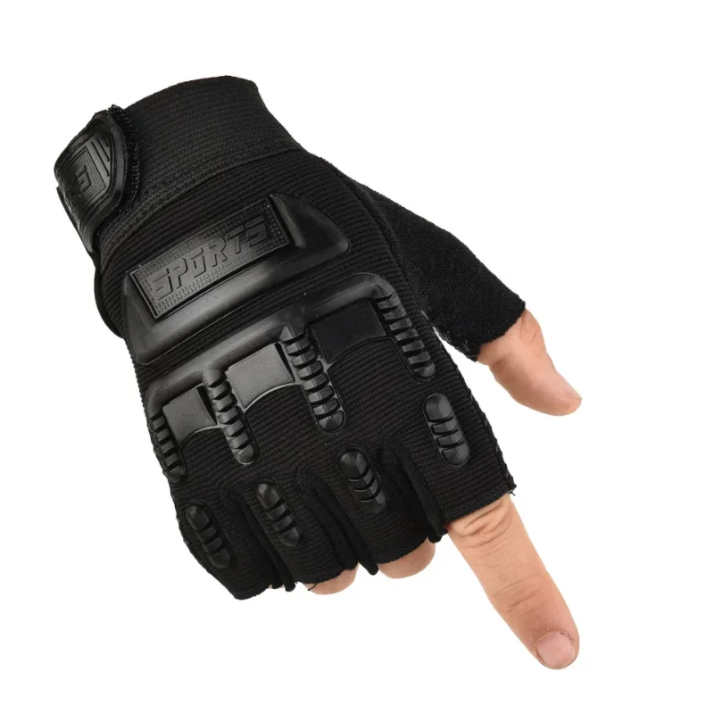 Kids Fingerless Gloves 5-10 Years Old Combat Anti-Skid Sports Riding Outdoor Half Finger Boys Girls Gloves fingerless gloves half finger gloves