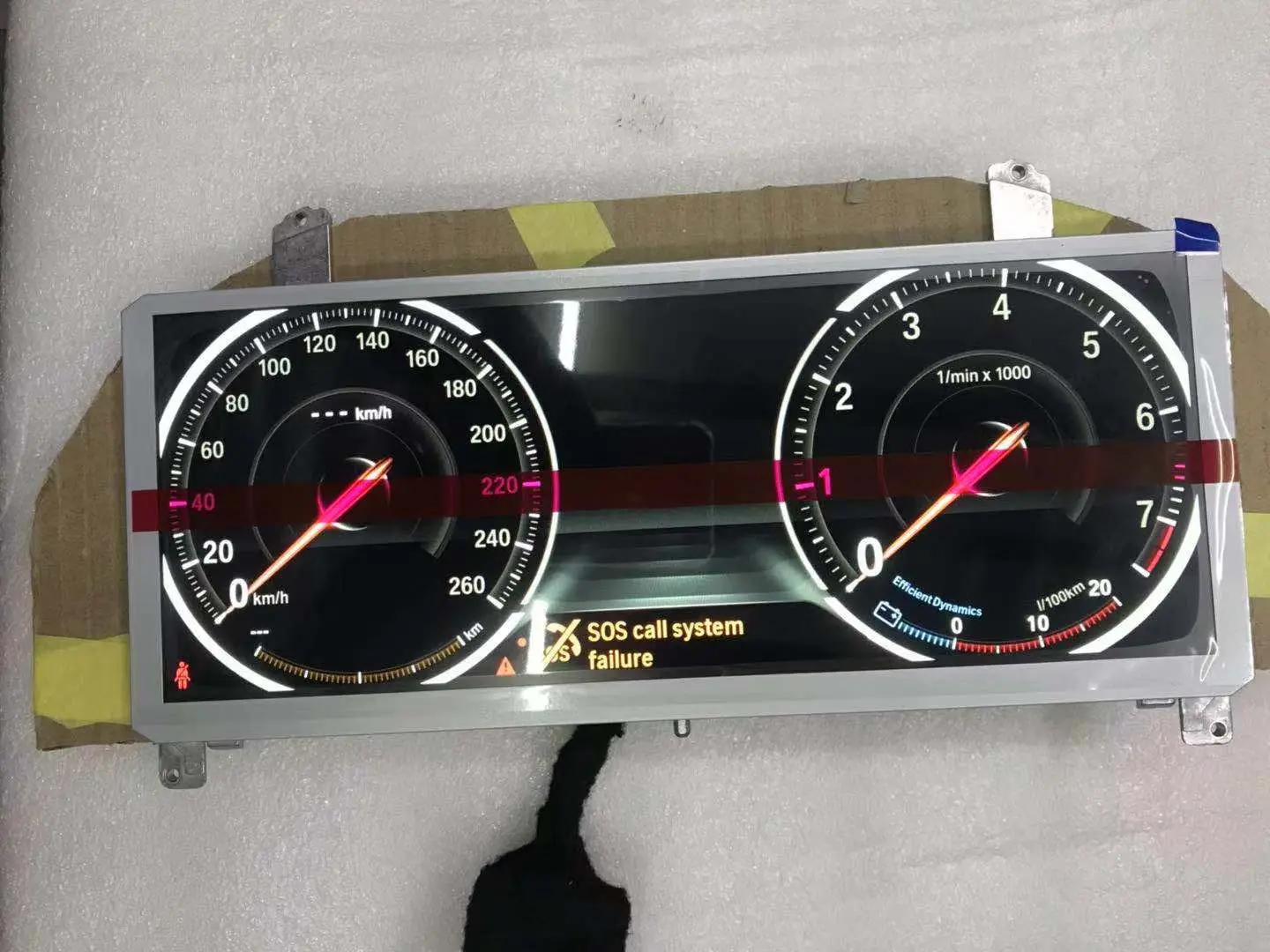 BMW F 섀시 네비게이션 LCD 모니터용 오리지널 새 CMI 디스플레이 DJ103FA-01A 스크린 액티브 매트릭스 모듈 8928554068