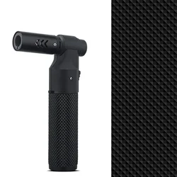 Premium Windproof Butane Jet Gas Lighter - Ideal for Kitchen, Barbecue, and Outdoor Use (Black)