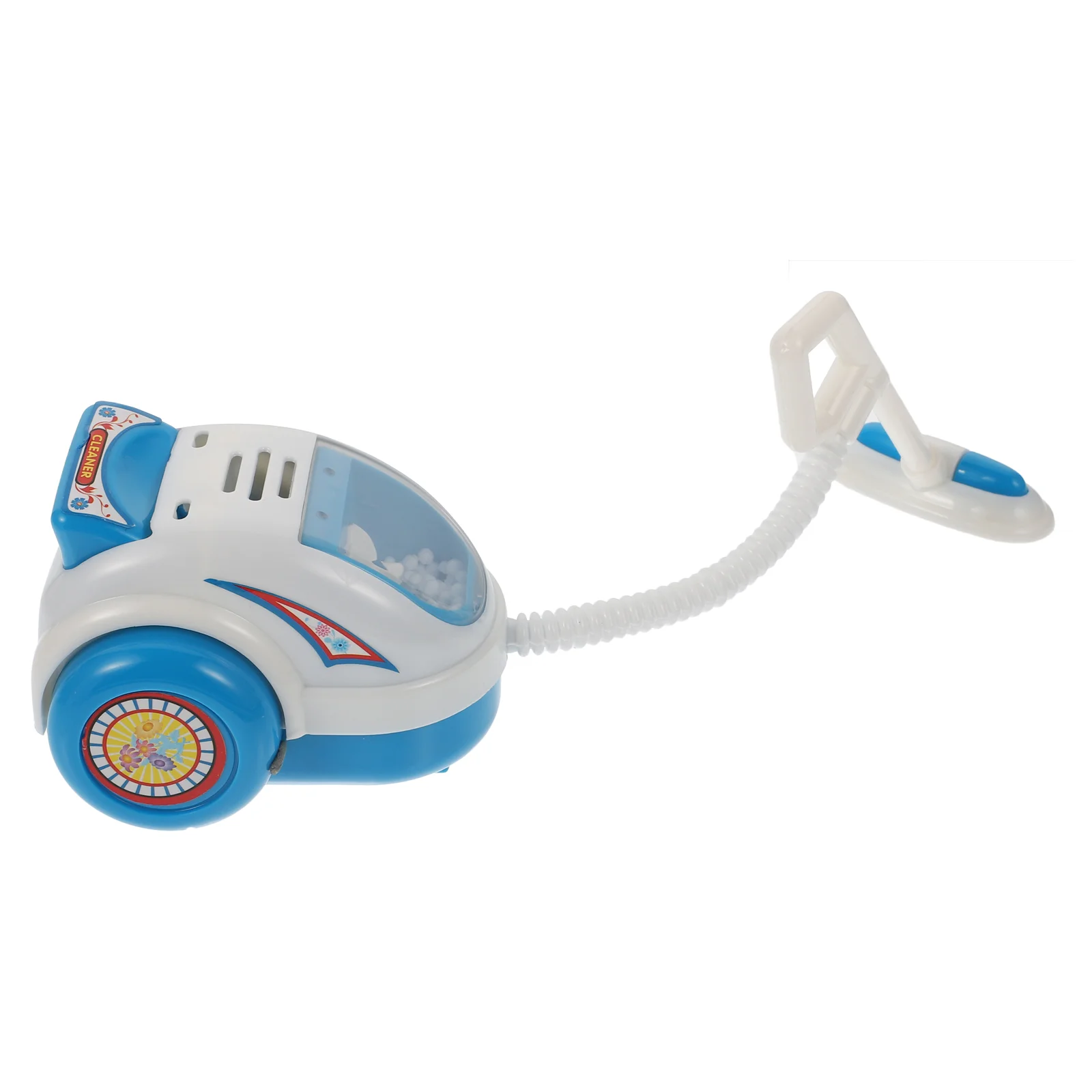 Mini Vacuum Cleaner Toy Premium Plastic Kids Educational Simulated Home Cleaner Lightweight Compact Safe Smooth No Burrs Hands