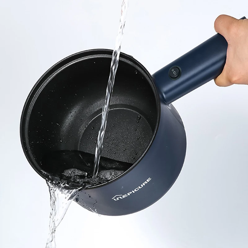 1-2 People Electric Cooker Household Cooking Pots Electric Multi Rice Cooker Kitchen Pots Offers Mini Ramen Hotpot Stew Pot 5