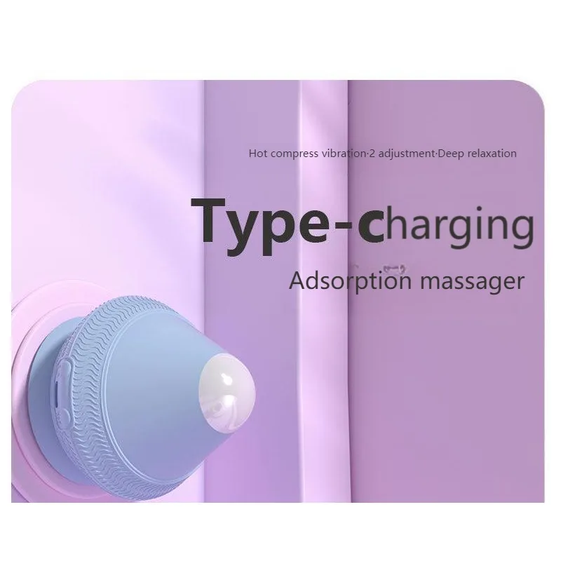 Electric Deep Tissue Massage Ball - Heat Therapy&Vibration for Feet/Neck/Back,Portable Muscle Relief with Suction Cup Technology