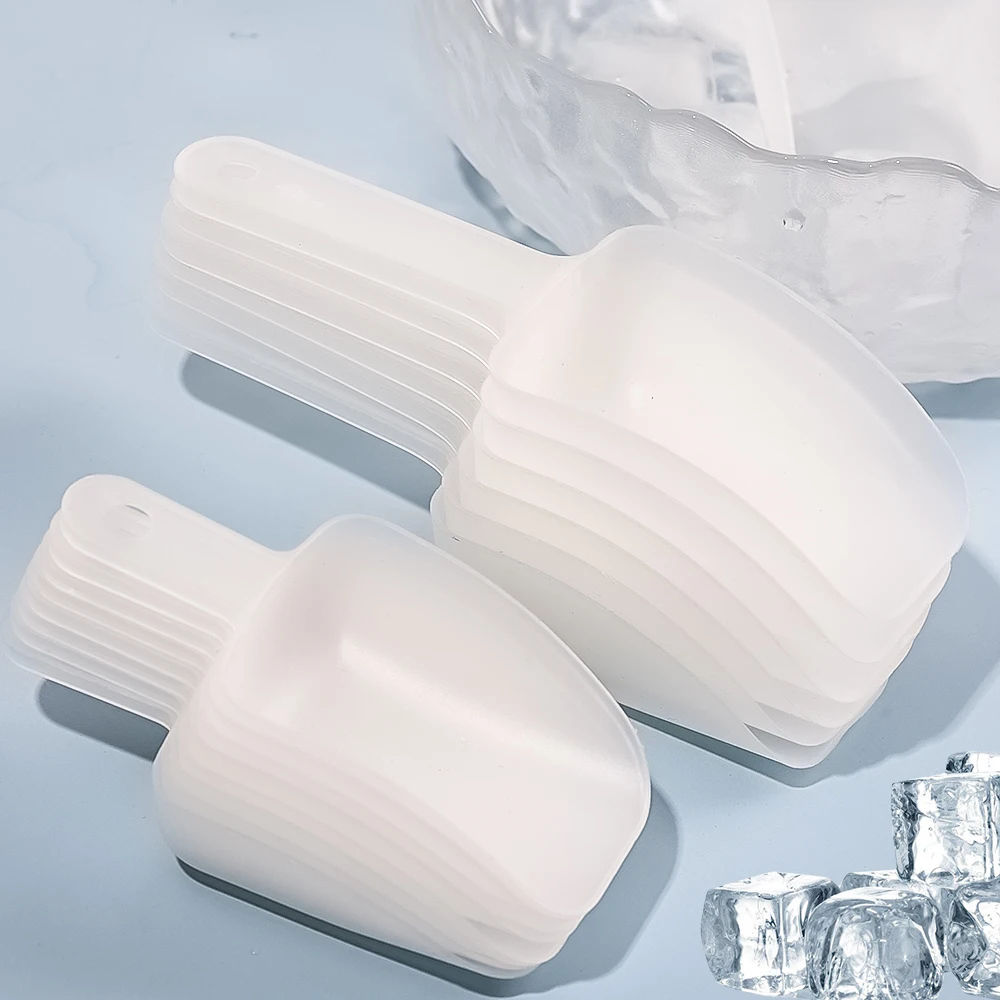 Description Picture 5 of item5/10pcs Plastic Ice Shovel Kitchen Tools Flour Food Candy Ice Cream Scoop Small Measuring Scoops Shovels Party Kitchen Supplies