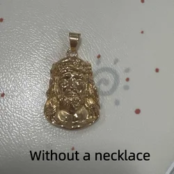 Elegant Gold Jesus Pendant Necklace - Religious Christian Jewelry (Titanium steel B)