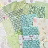 15 pcs Vintage Mixed Materials Lace paper Decor Scrapbook Materials DIY Photo Album Collage Journal Creative Stationery Supplies 6