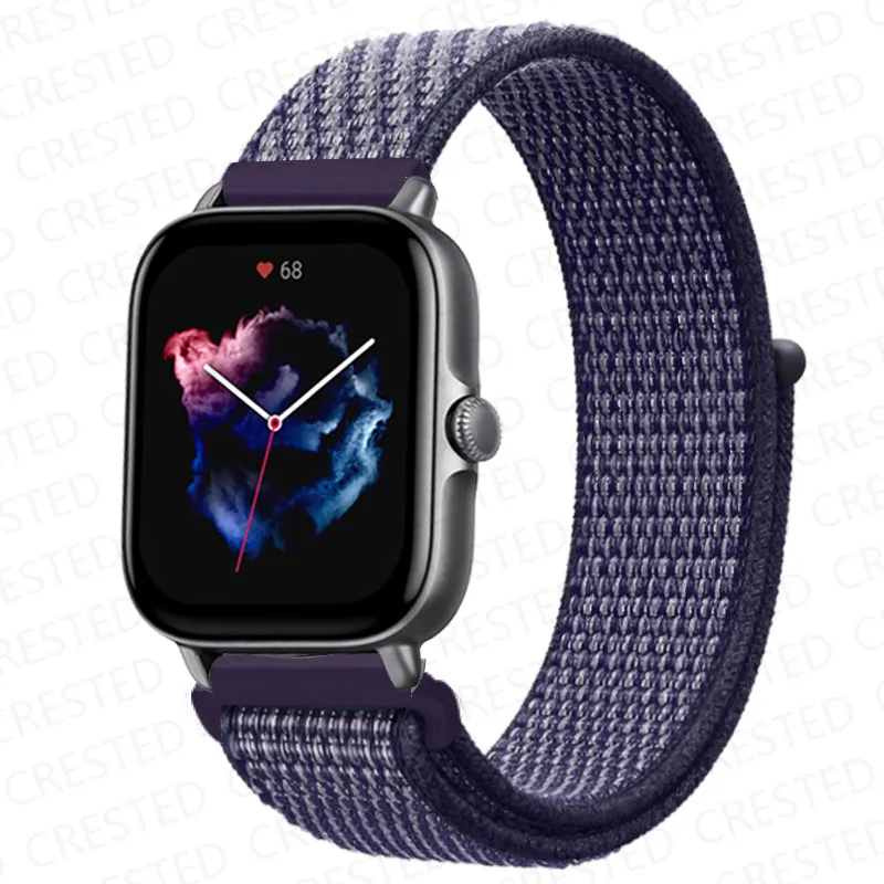 Nylon Sport Watch Band Bracelet - 20mm/22mm Adjustable Strap