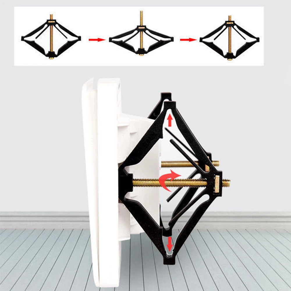 Description Picture 5 of itemCassette Repairer Dark Box 86mm Dark Box Wall Socket Junction Switch Bottom Box Support Fixed Rod Electrical Accessories
