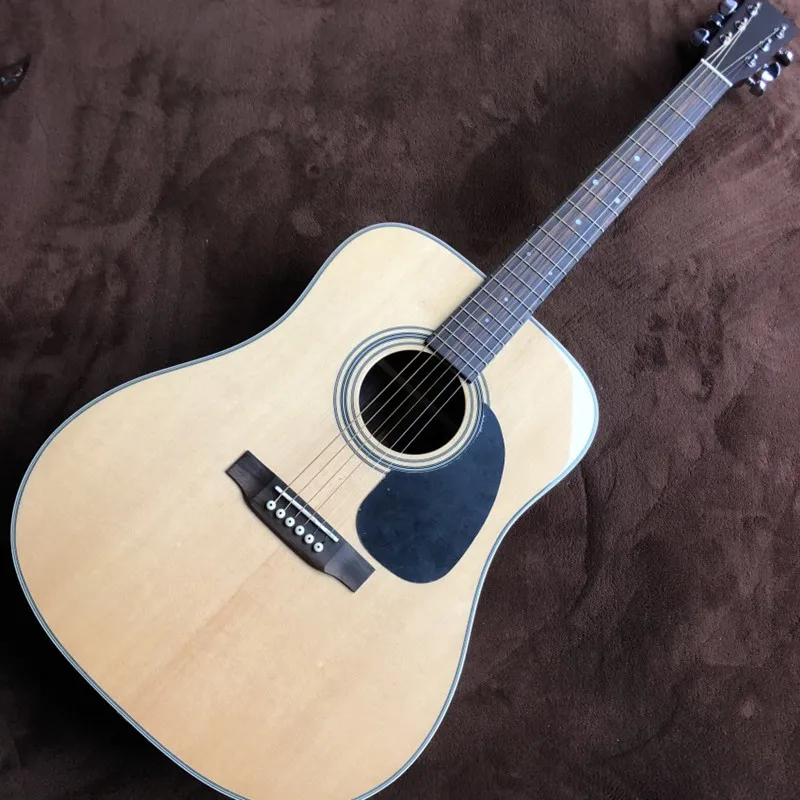Chitarra Acustica In Legno Modello D28 In Legno Massello Pieno Ad Alta Configurazione Da 41 Pollici