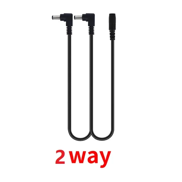 Enhanced Guitar Pedal Power Supply Adapter - Reinforced Noiseless Daisy Chain Cable 9V DC 1A (1 to 10 Outputs)