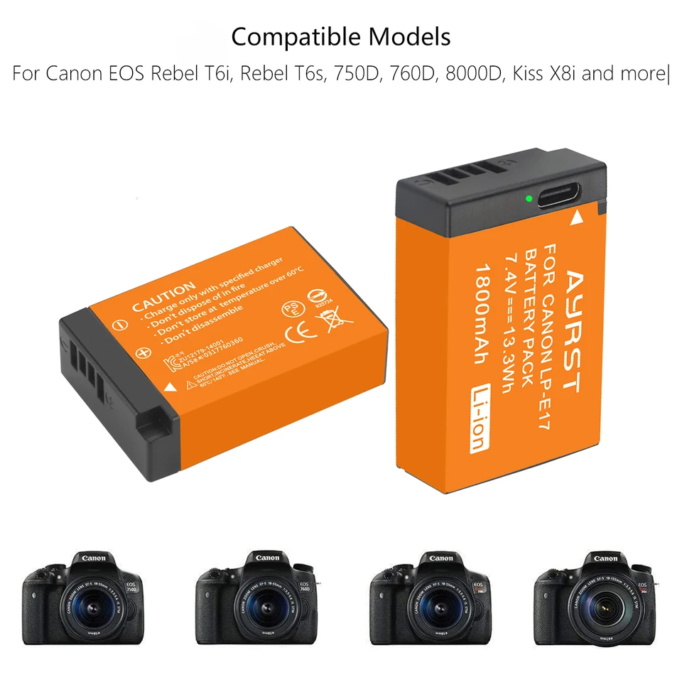 デジタルカメラ Canon LP-E17 Canon LP-E17 BATTERY 9967B002 013803247831